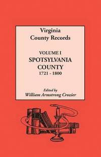 bokomslag Virginia County Records. Volume I