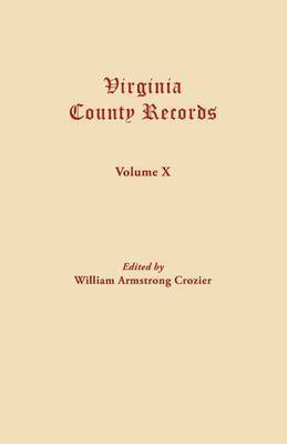 bokomslag Virginia County Records. Volume X