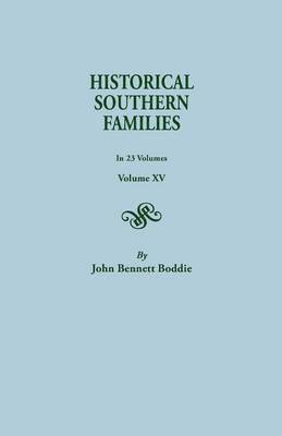 bokomslag Historical Southern Families