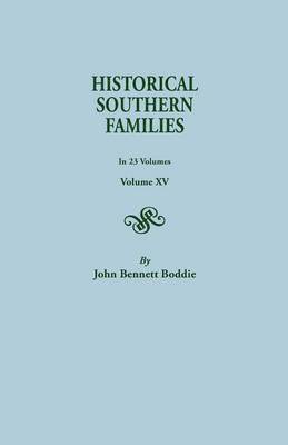 Historical Southern Families 1