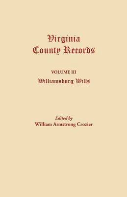 bokomslag Virginia County Records. Volume III