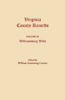 bokomslag Virginia County Records. Volume III