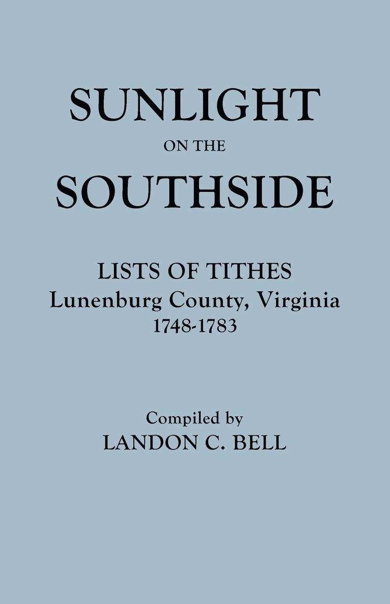 Landon C Bell, Landon C. Bell - Sunlight on the Southside, Häftad