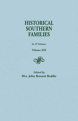 bokomslag Historical Southern Families