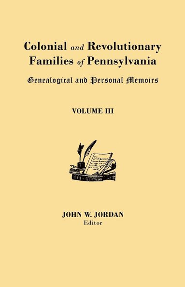 bokomslag Colonial and Revolutionary Families of Pennsylvania