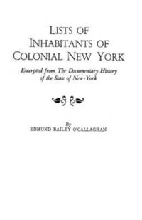 bokomslag Lists of Inhabitants of Colonial New York