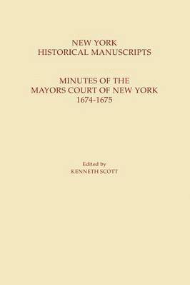 bokomslag New York Historical Manuscripts