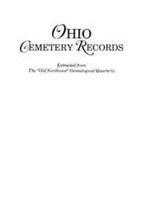 bokomslag Ohio Cemetery Records
