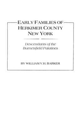 bokomslag Early Families of Herkimer County, New York