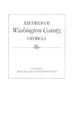 Records of Washington County, Georgia 1