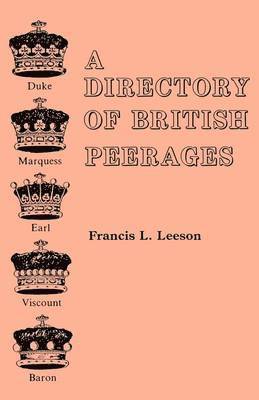 A Directory of British Peerages 1