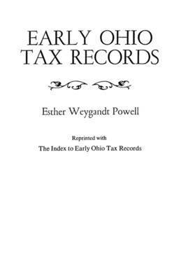 Early Ohio Tax Records 1