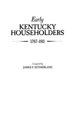 bokomslag Early Kentucky Householders, 1787-1811