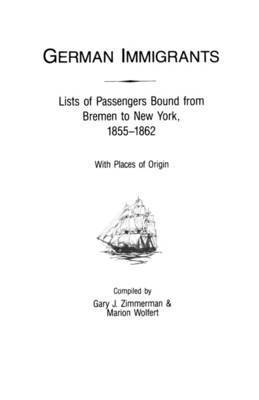 Zimmerman, Gary J. Zimmerman, Marion Wolfert - German Immigrants, Häftad