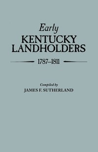 bokomslag Early Kentucky Landholders