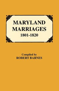 bokomslag Maryland Marriages 1801-1820
