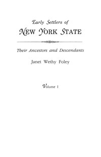 bokomslag Early Settlers of New York State
