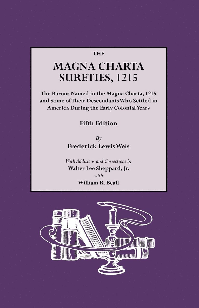 The Magna Charta Sureties, 1215 1