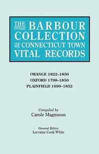 bokomslag The Barbour Collection of Connecticut Town Vital Records. Volume 33