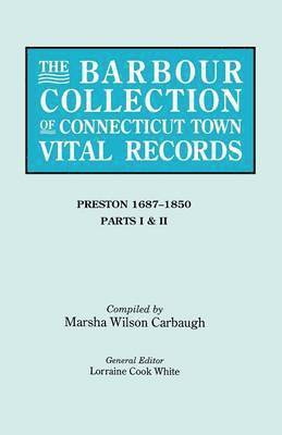 bokomslag The Barbour Collection of Connecticut Town Vital Records. Volume 35