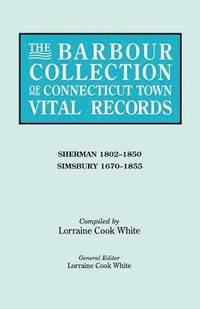 bokomslag The Barbour Collection of Connecticut Town Vital Records. Volume 39