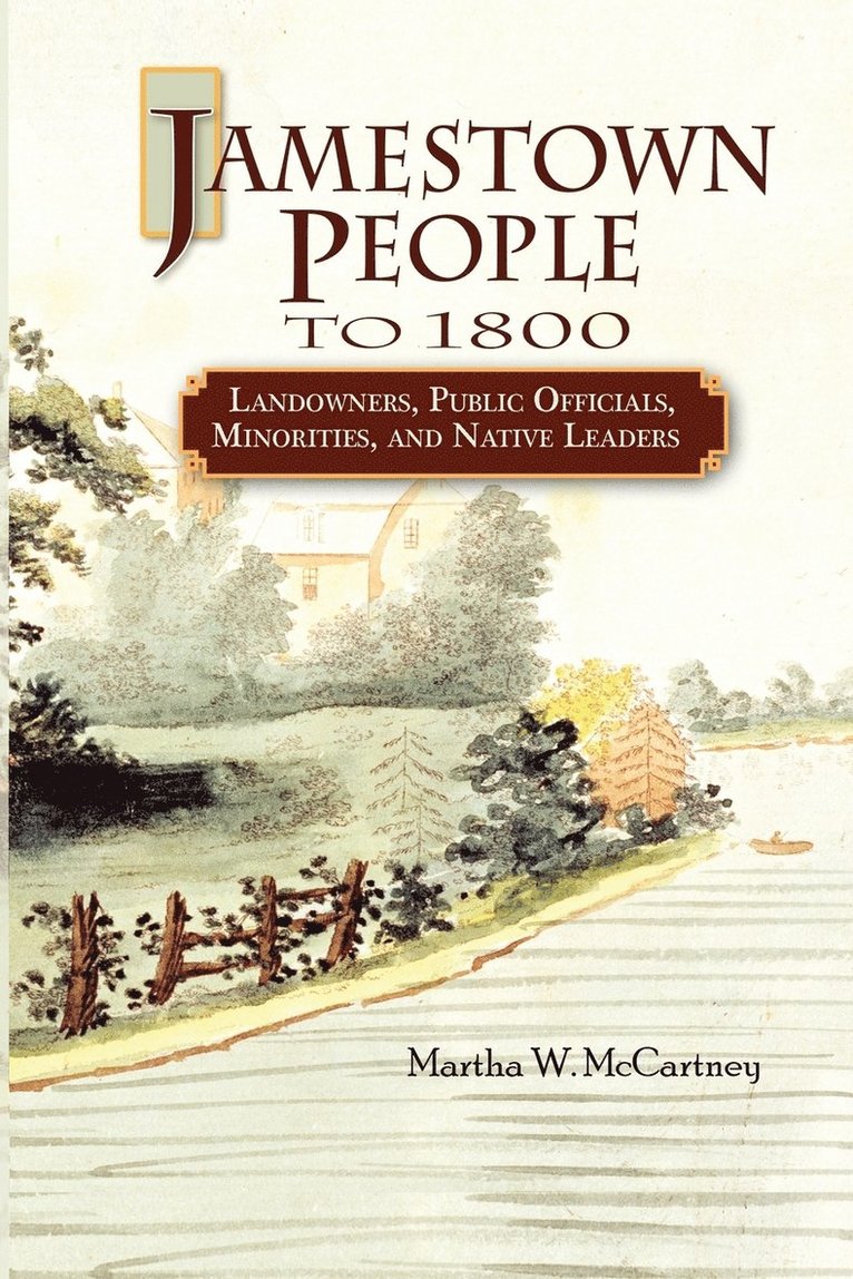 Jamestown People to 1800 1