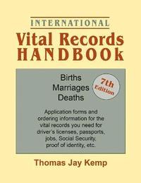 bokomslag International Vital Records Handbook. 7th Edition