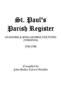 bokomslag St. Paul's Parish Register