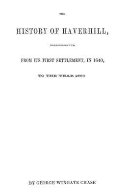 bokomslag History of Haverhill [Massachusetts]