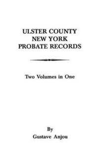 bokomslag Ulster County, New York Probate Records from 1665