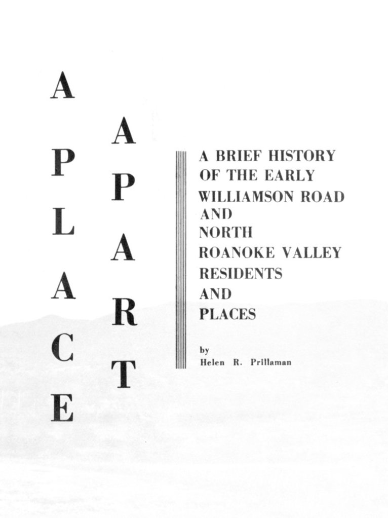 Prillaman, Helen R. Prillaman - Place Apart, Häftad