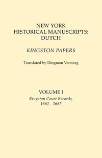 bokomslag New York Historical Manuscripts