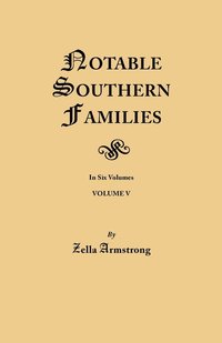 bokomslag Notable Southern Families