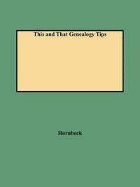 bokomslag This and That Genealogy Tips