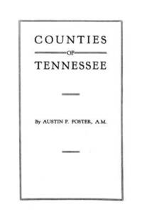 bokomslag Counties of Tennessee