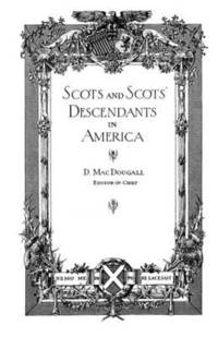 bokomslag Scots and Scots' Descendants in America