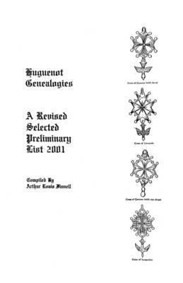 Huguenot Genealogies 1