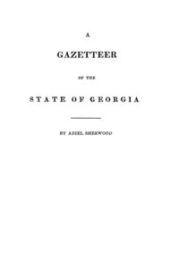 bokomslag A Gazetteer of the State of Georgia