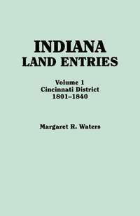 bokomslag Indiana Land Entries. Volume I