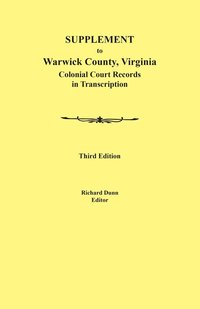 bokomslag Supplement to Warwick County, Virginia