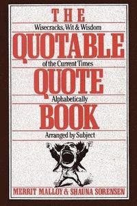bokomslag The Quotable Quote Book