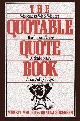 The Quotable Quote Book 1