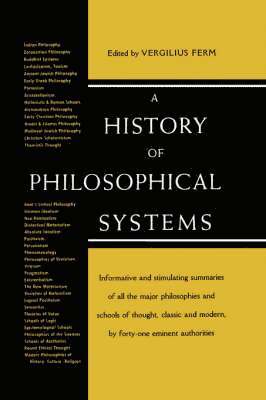 bokomslag History of Philosolphical Systems