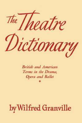 bokomslag Theater Dictionary