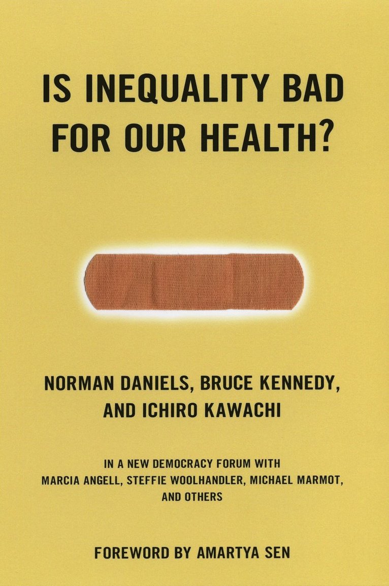 Is Inequality Bad For Our Health? 1