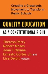 bokomslag Quality Education as a Constitutional Right