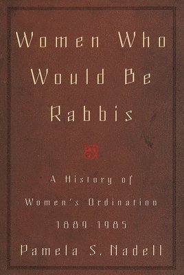 Women Who Would Be Rabbis 1