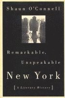 bokomslag Remarkable, Unspeakable New York: A Literary History