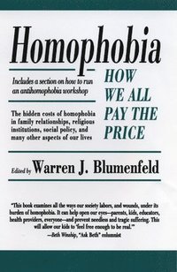 bokomslag Homophobia: How We All Pay the Price