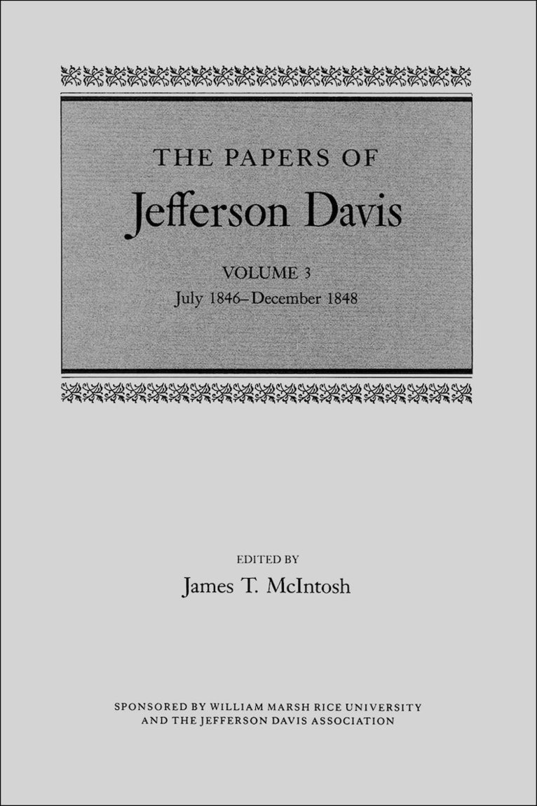 Papers of Jefferson Davis